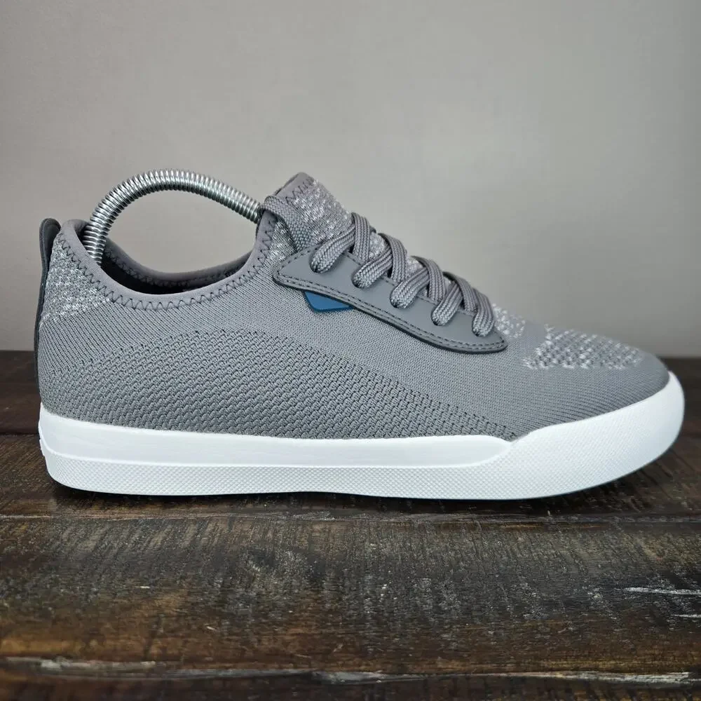 Vessi Weekend 1.5 Sneaker Womens Size 9 Waterproof Shoes Concrete Gray White